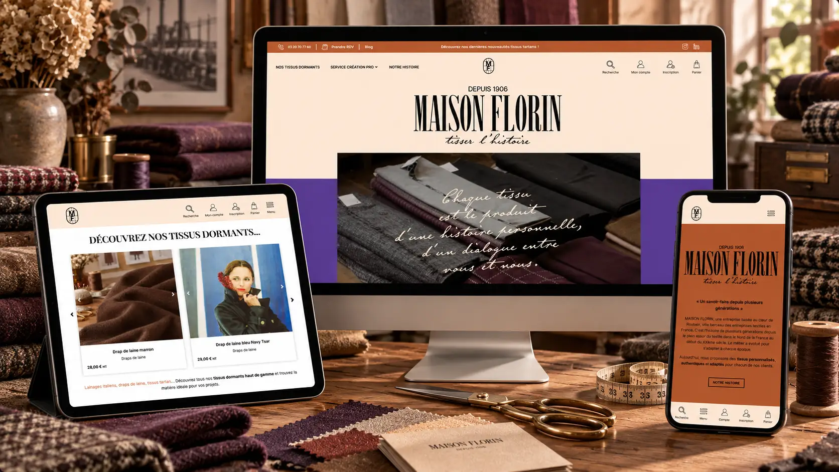 maisonflorin realisation site internet just do web