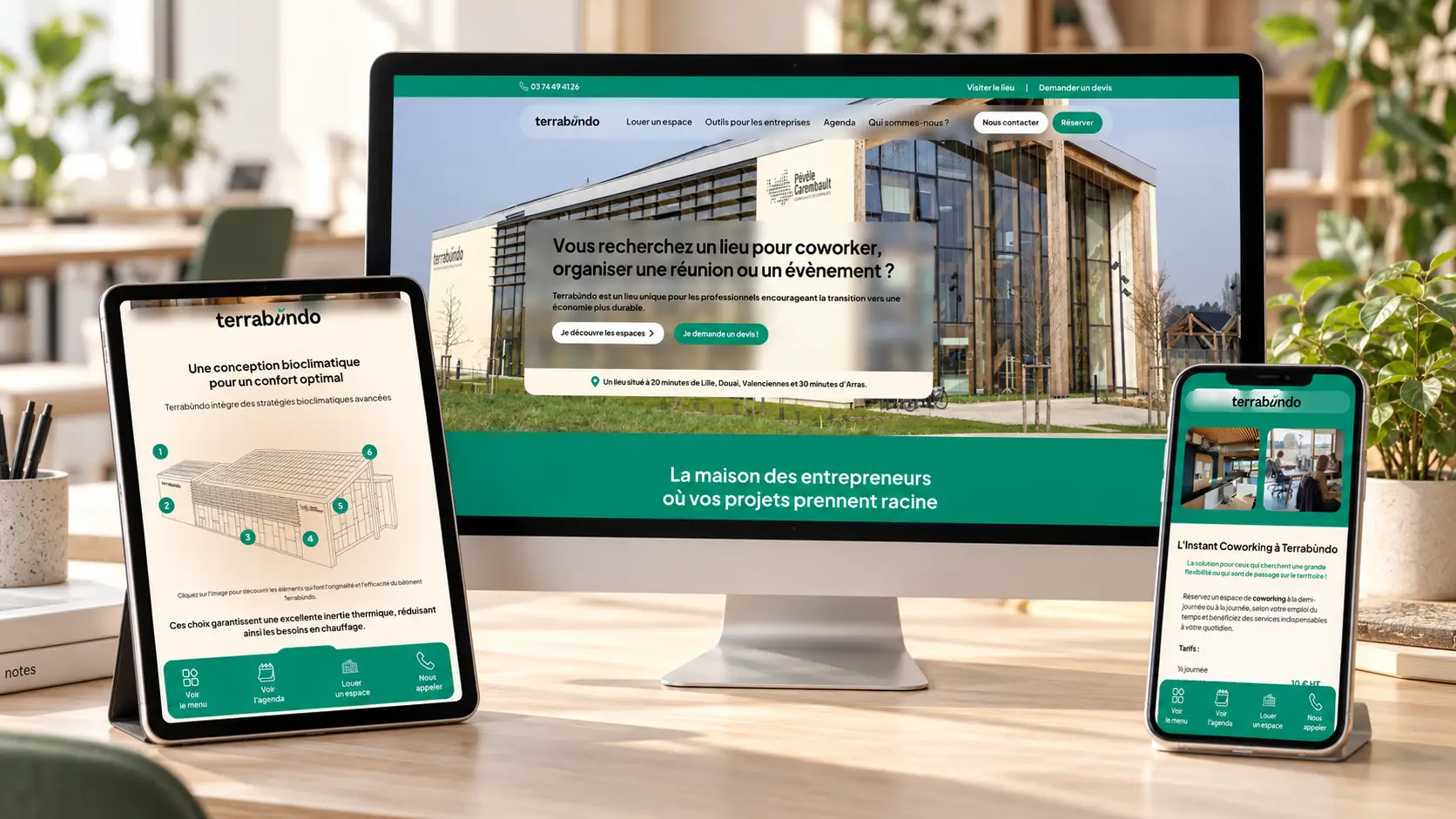 terrabundo realisation site internet par justdoweb